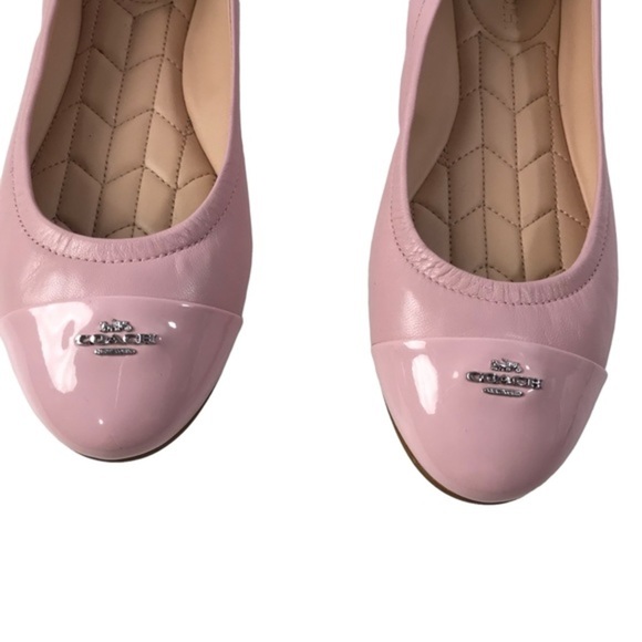 Coach Pink Patent Leather Flats - Picture 5 of 9
